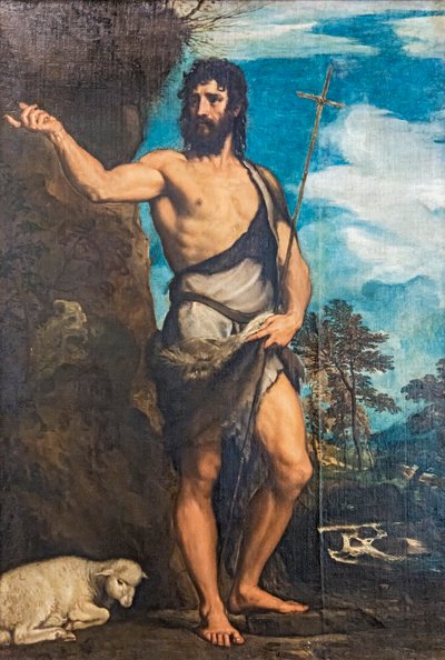 John the Baptist by Tiziano Vecelli